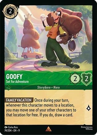 Goofy - Set for Adventure — Fabled Disney Lorcana card by Carlos Ruiz