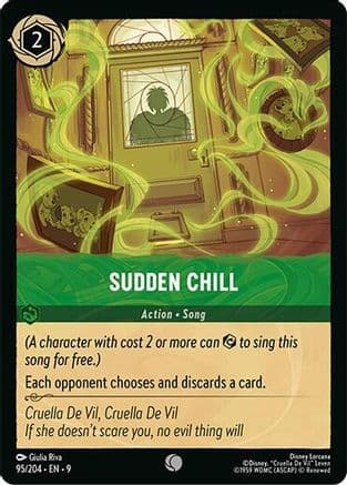 Sudden Chill — Fabled Disney Lorcana card by Giulia Riva