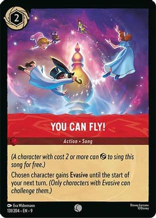 You Can Fly! — Fabled Disney Lorcana card by Eva Widermann