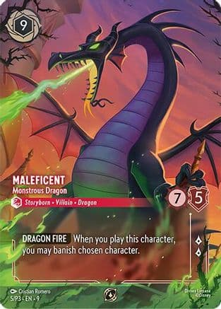 Maleficent - Monstrous Dragon (Store Championship) — Disney Lorcana Promo Cards