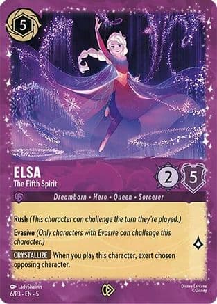 Elsa - The Fifth Spirit — Disney Lorcana Promo Cards