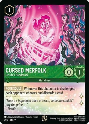 Cursed Merfolk - Ursula's Handiwork — Disney Lorcana Promo Cards