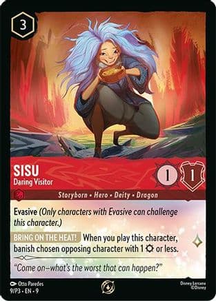 Sisu - Daring Visitor — Disney Lorcana Promo Cards
