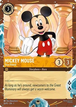 Mickey Mouse - True Friend (Disney Cruise Promo) — Disney Lorcana Promo Cards