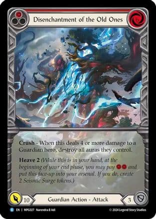 Disenchantment of the Old Ones (Extended Art) — Mastery Pack Guardian