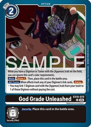 God Grade Unleashed — Sinister Order