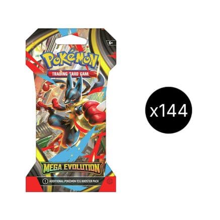 Mega Evolution Sleeved Booster Case — ME01: Mega Evolution