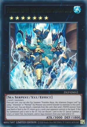 Poseidra Abyss, the Atlantean Dragon Lord (ESR) — Limited Pack World Championship 2025