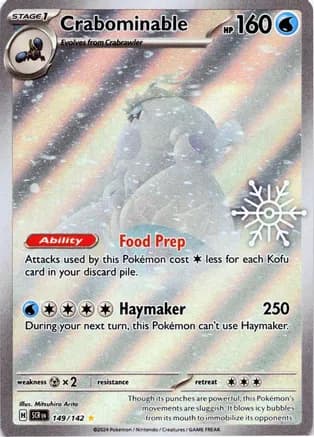 Crabominable - 149/142 (Holiday Calendar) — Miscellaneous Cards & Products