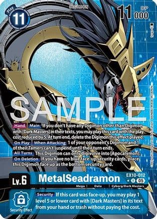 MetalSeadramon (Alternate Art) — Sinister Order