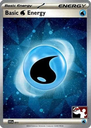 Basic Water Energy - 011 (Cosmos Holo) — Prize Pack Series Cards