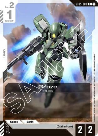 Graze — Starter Deck 05: Iron Bloom Gundam Card Game card by J.YUZURU (willow_works)