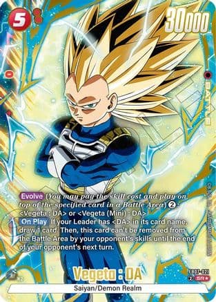 Vegeta : DA - FB07-021 (Alternate Art) — Wish For Shenron