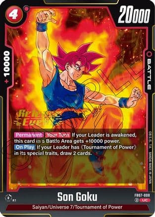 Son Goku - FB07-008 — Wish For Shenron Release Event Cards