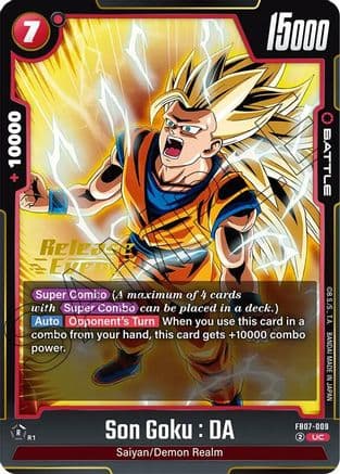 Son Goku : DA - FB07-009 — Wish For Shenron Release Event Cards