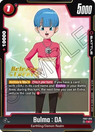 Bulma : DA — Wish For Shenron Release Event Cards
