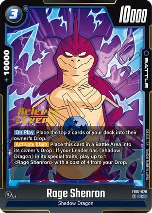 Rage Shenron - FB07-028 — Wish For Shenron Release Event Cards