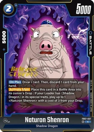 Naturon Shenron - FB07-037 — Wish For Shenron Release Event Cards