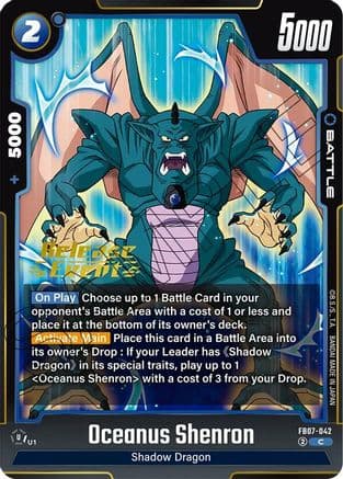 Oceanus Shenron - FB07-042 — Wish For Shenron Release Event Cards