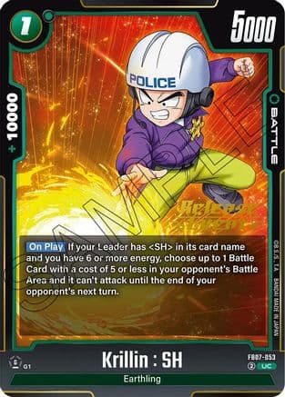Krillin : SH — Wish For Shenron Release Event Cards