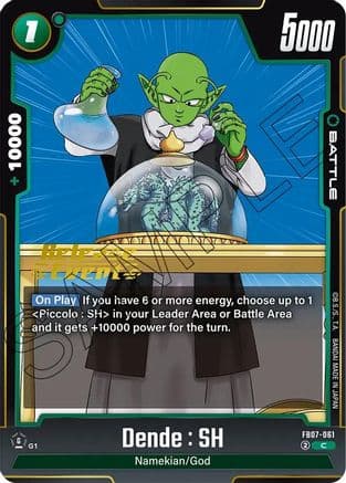 Dende : SH — Wish For Shenron Release Event Cards