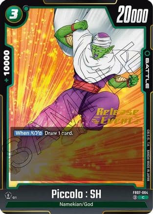 Piccolo : SH - FB07-064 — Wish For Shenron Release Event Cards
