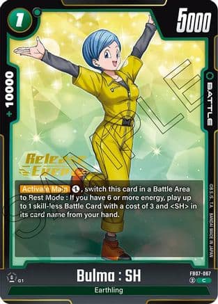 Bulma : SH — Wish For Shenron Release Event Cards