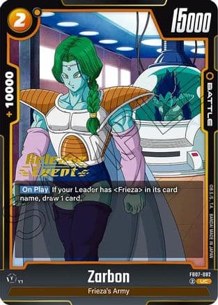 Zarbon — Wish For Shenron Release Event Cards
