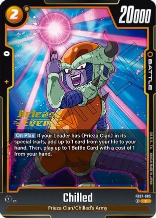 Chilled — Wish For Shenron Release Event Cards