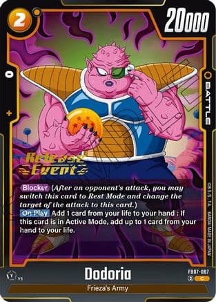 Dodoria — Wish For Shenron Release Event Cards