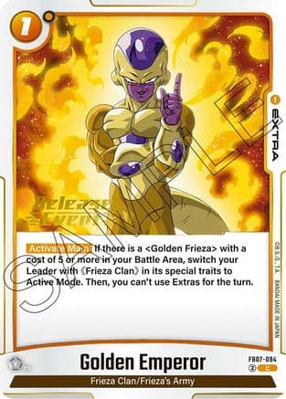 Golden Emperor — Wish For Shenron Release Event Cards