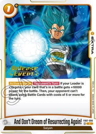 And Don't Dream of Resurrecting Again! — Wish For Shenron Release Event Cards