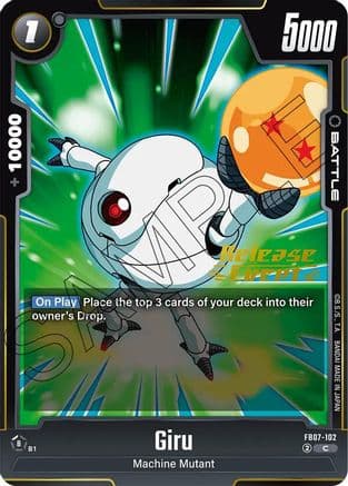 Giru — Wish For Shenron Release Event Cards