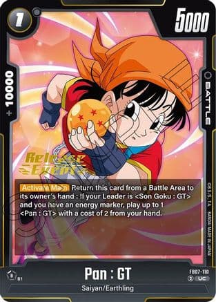 Pan : GT — Wish For Shenron Release Event Cards