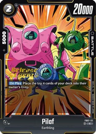 Pilaf — Wish For Shenron Release Event Cards