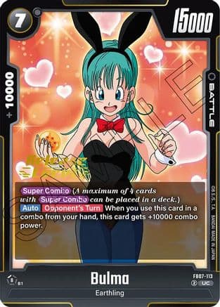 Bulma - FB07-113 — Wish For Shenron Release Event Cards