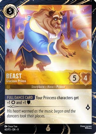 Beast - Gracious Prince — Disney Lorcana Promo Cards