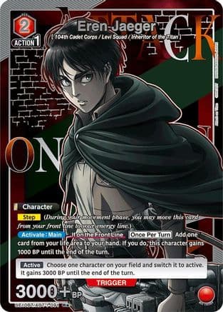 Eren Jaeger (091) (R*) — UE10BT: Attack on Titan