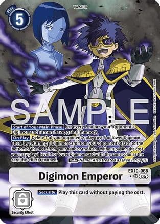 Digimon Emperor (Alternate Art) — Sinister Order