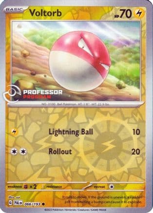 Voltorb - 066/193 — Professor Program Promos Pokémon TCG card by sui