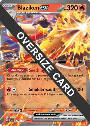 Blaziken ex — Jumbo Cards