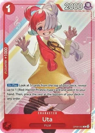 Uta (Welcome Pack Vol. 2) — One Piece Promotion Cards