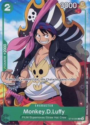 Monkey.D.Luffy (Welcome Pack Vol. 2) — One Piece Promotion Cards