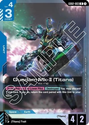 Gundam Mk-II (Titans) — Dual Impact