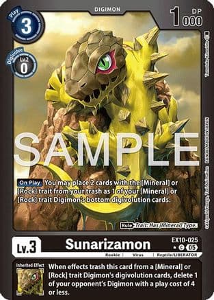 Sunarizamon (Limited Foil) — Sinister Order