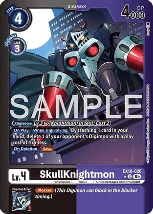 SkullKnightmon (Limited Foil) — Sinister Order