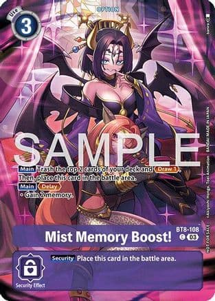 Mist Memory Boost! (Sinister Order Legend Pack) — New Awakening