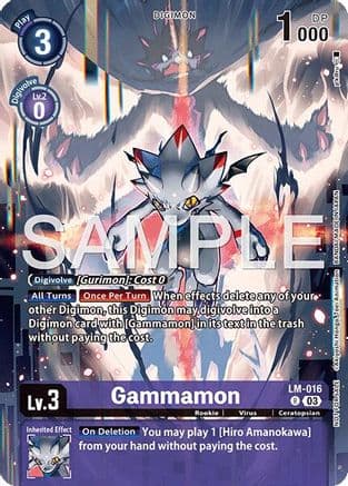 Gammamon (Sinister Order Legend Pack) — Exceed Apocalypse