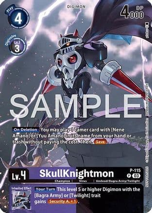 SkullKnightmon - P-115 (Sinister Order Legend Pack) — Digimon Promotion Cards