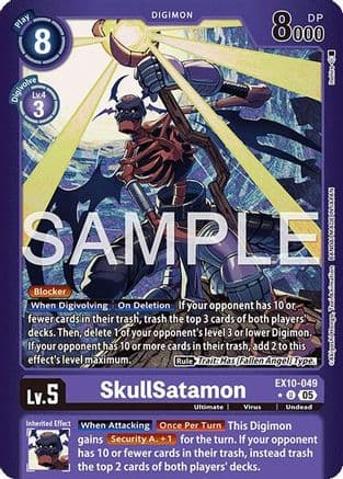 SkullSatamon (Limited Foil) — Sinister Order